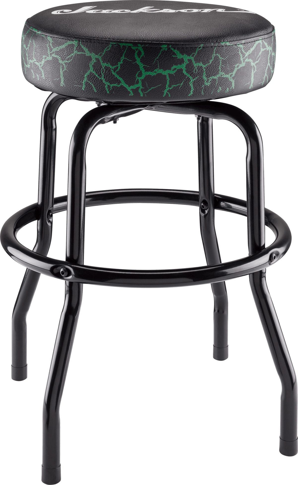 Jackson Barstool Green Crackle, 25"