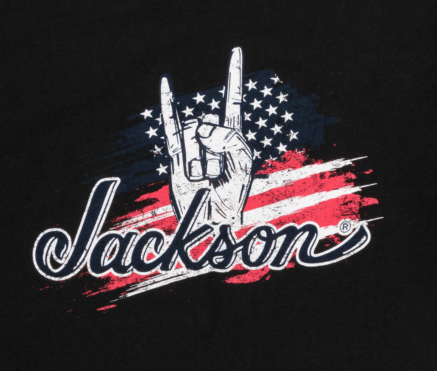 Jackson® Horns Up Stars & Stripes T-Shirt